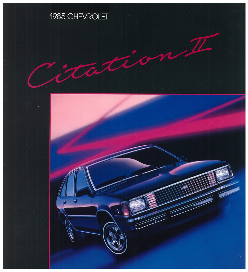1985 Chevrolet Citation II Brochure